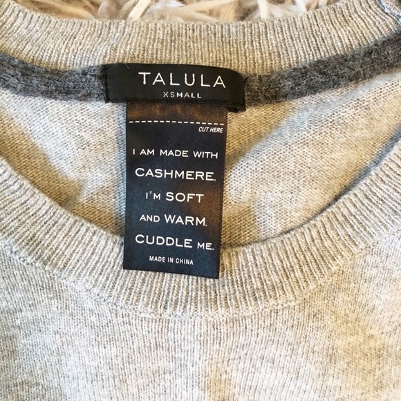 ARITZIA TALULA CASHMERE BLEND SWEATER CROPPED - Picture 3 of 4
